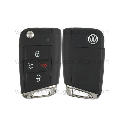 2015 – 2018 Volkswagen Smart Flip Key 5G0 959 752 BE with Comfort ...